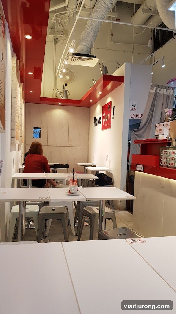 Interior of a cafe