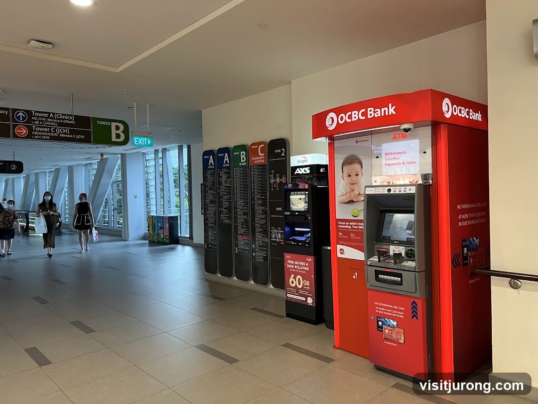 OCBC Bank ATM and Directory Boards