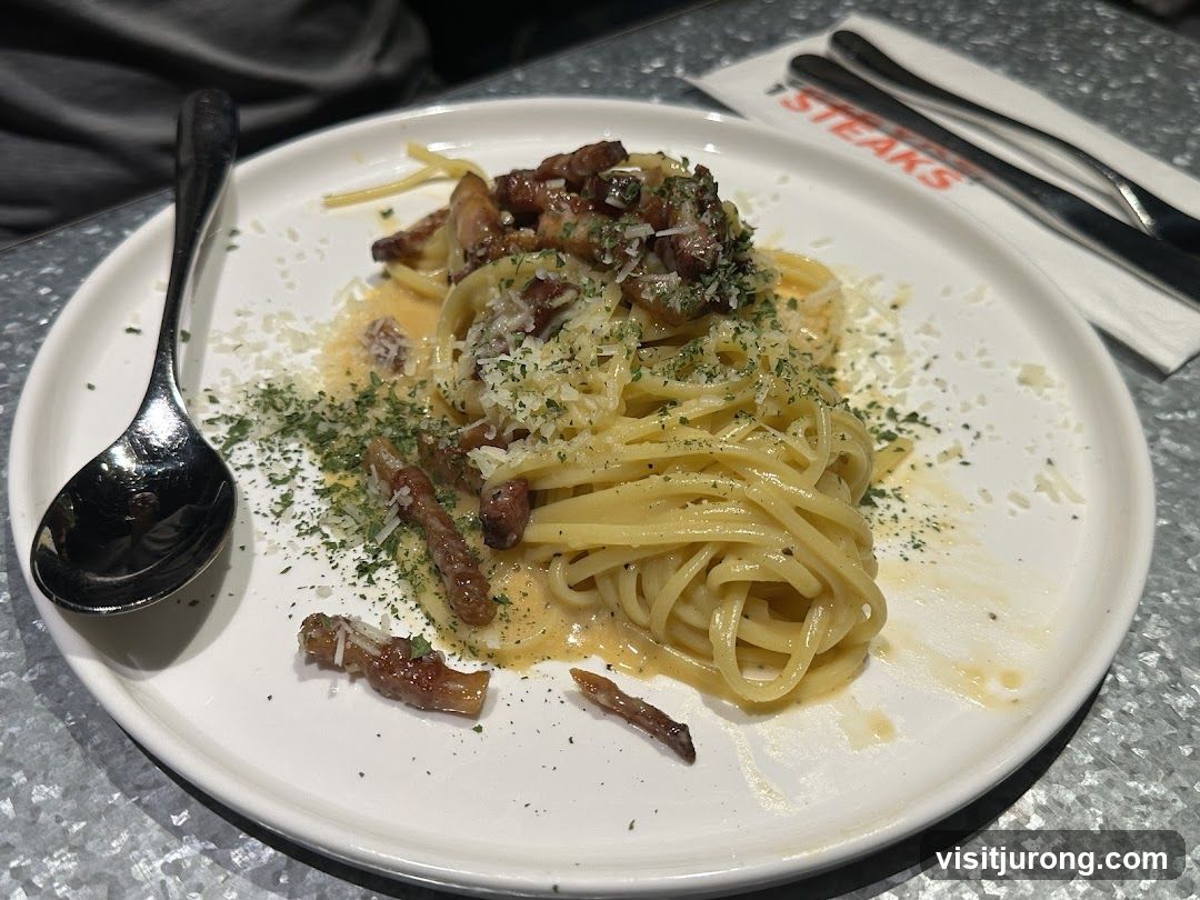 Pasta with Bacon and Cheese