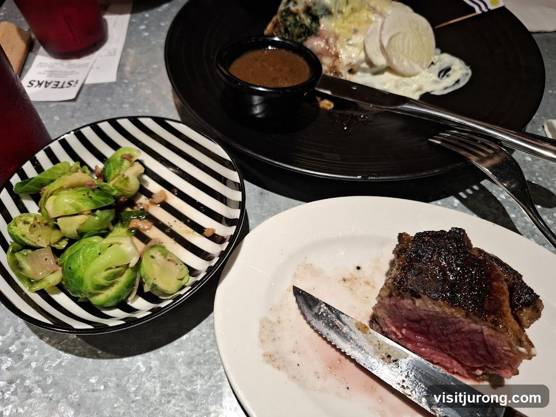 Steak and Brussels Sprouts