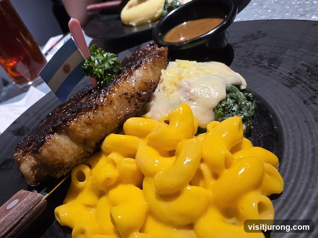 Steak Dinner with Mac and Cheese