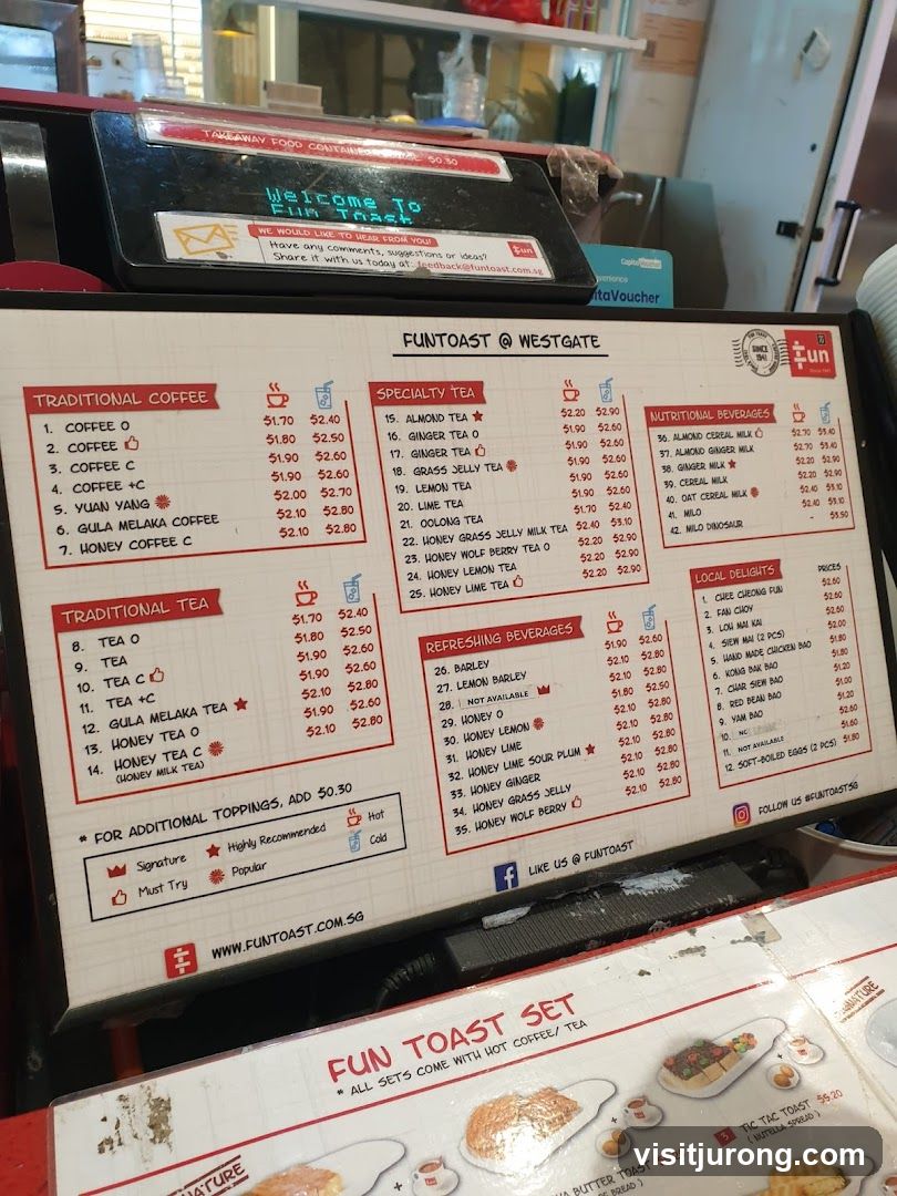 Fun Toast Menu
