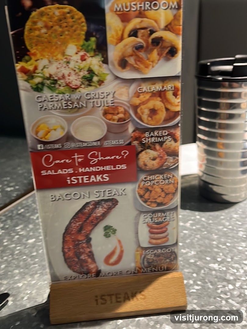 iSteaks Menu