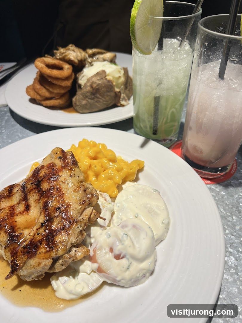 Grilled Chicken Dinner with Sides