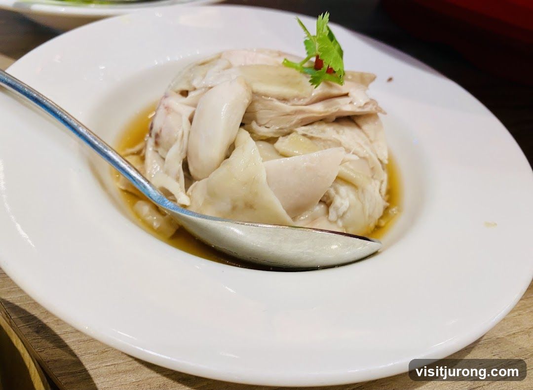 Poached Chicken Dish