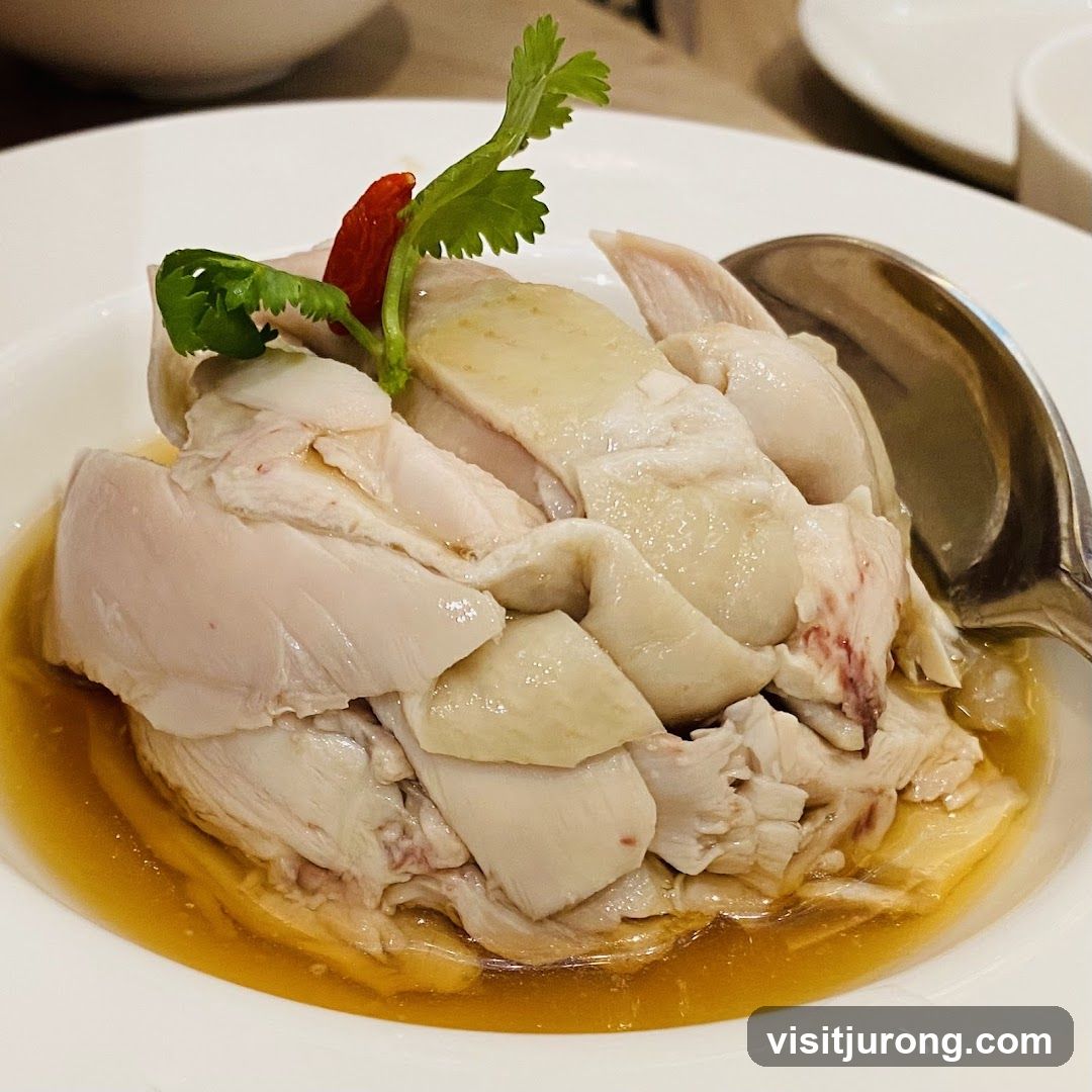 Poached Chicken Dish