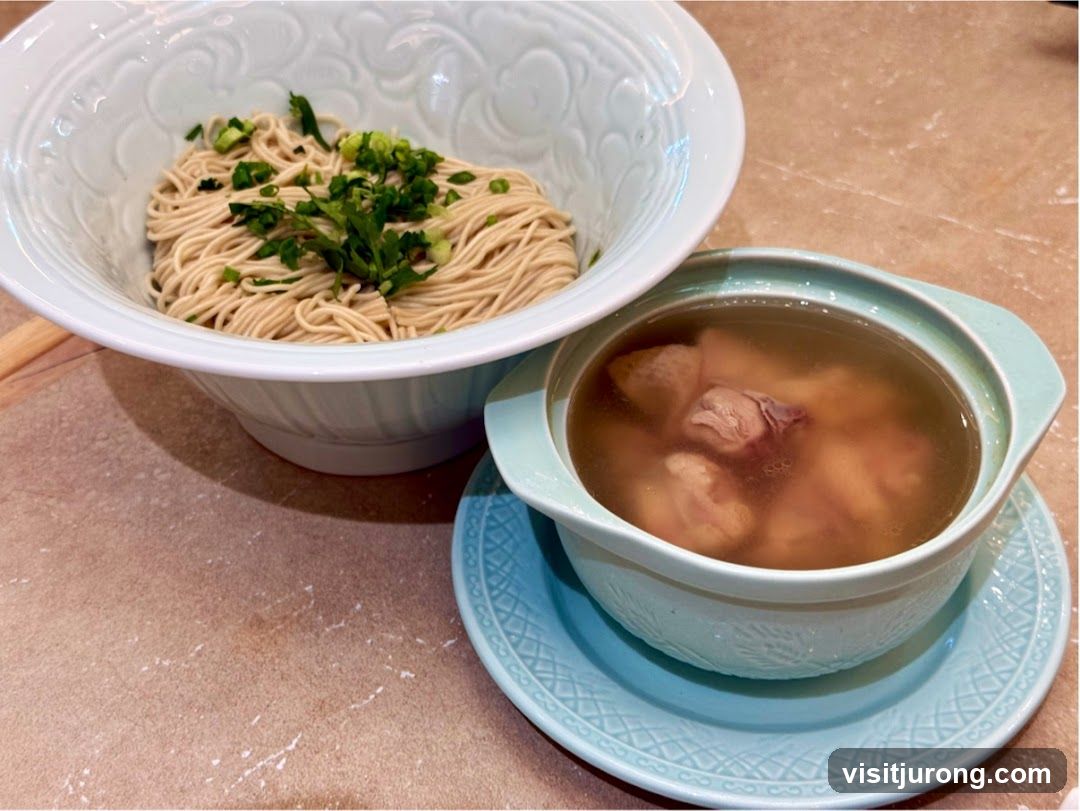 Noodles and Chicken Soup