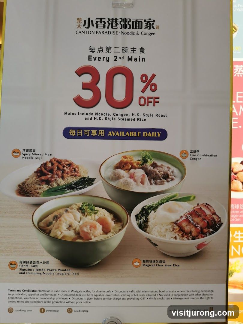Canton Paradise Noodle & Congee Promotion