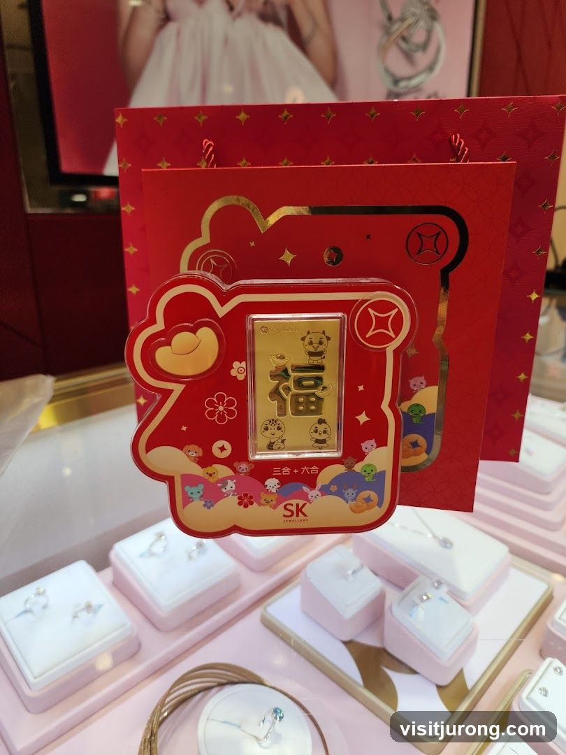 Jewelry Display with Festive Packaging