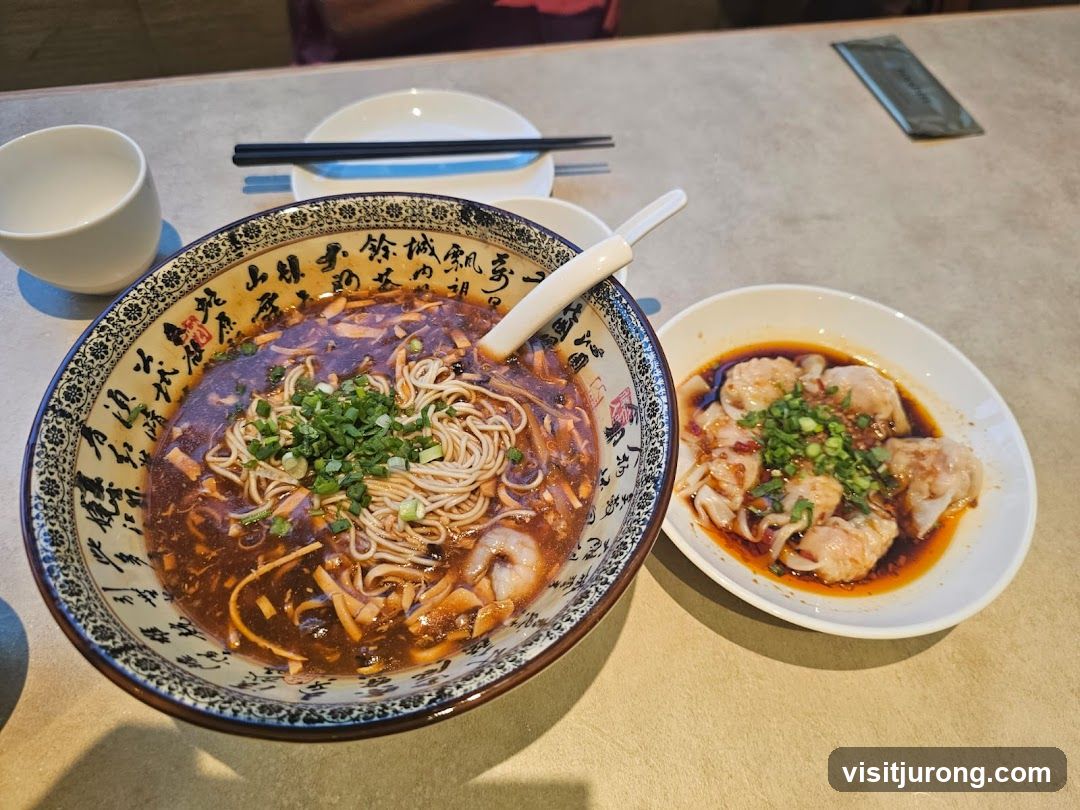 Noodle Soup and Wontons