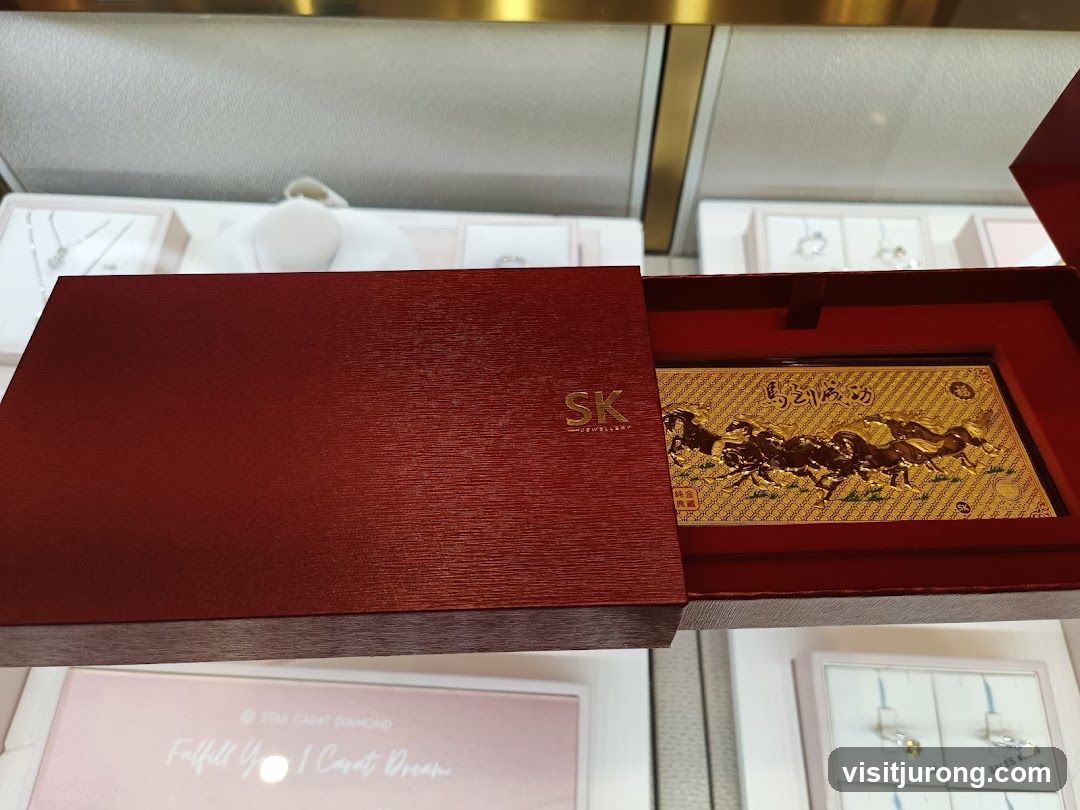 Gold Bar with Horses
