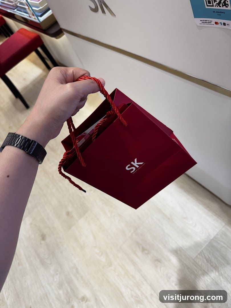 Person holding a shopping bag