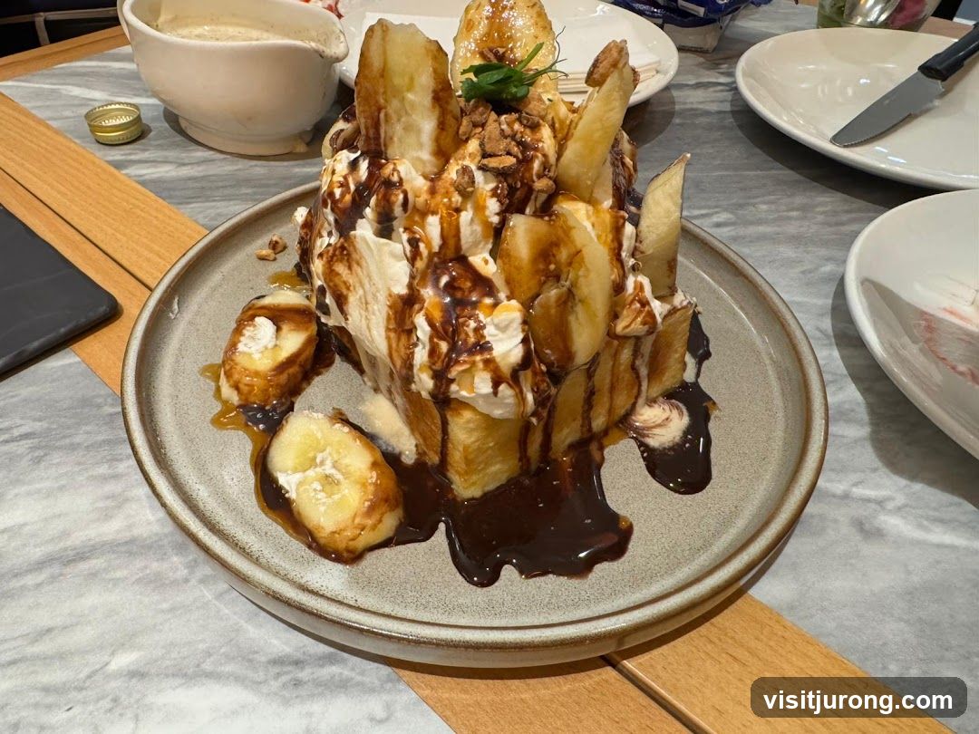 Dessert with Bananas and Chocolate