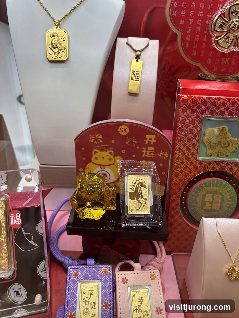 Gold jewelry display
