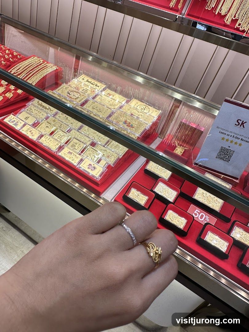Gold Jewelry Display