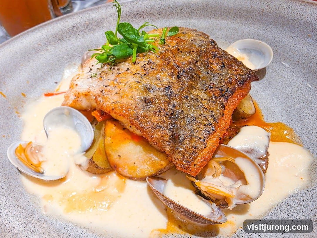 Pan-Seared Salmon with Clams and Potatoes