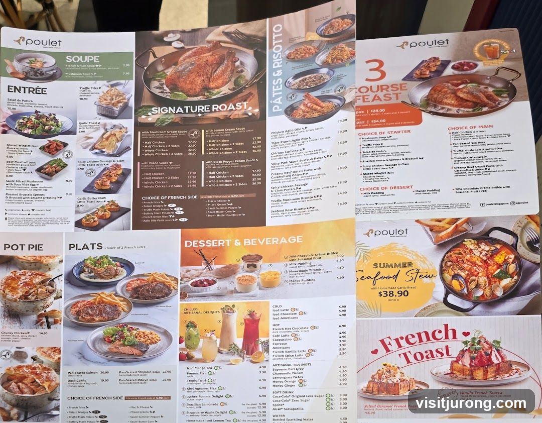 Poulet Menu