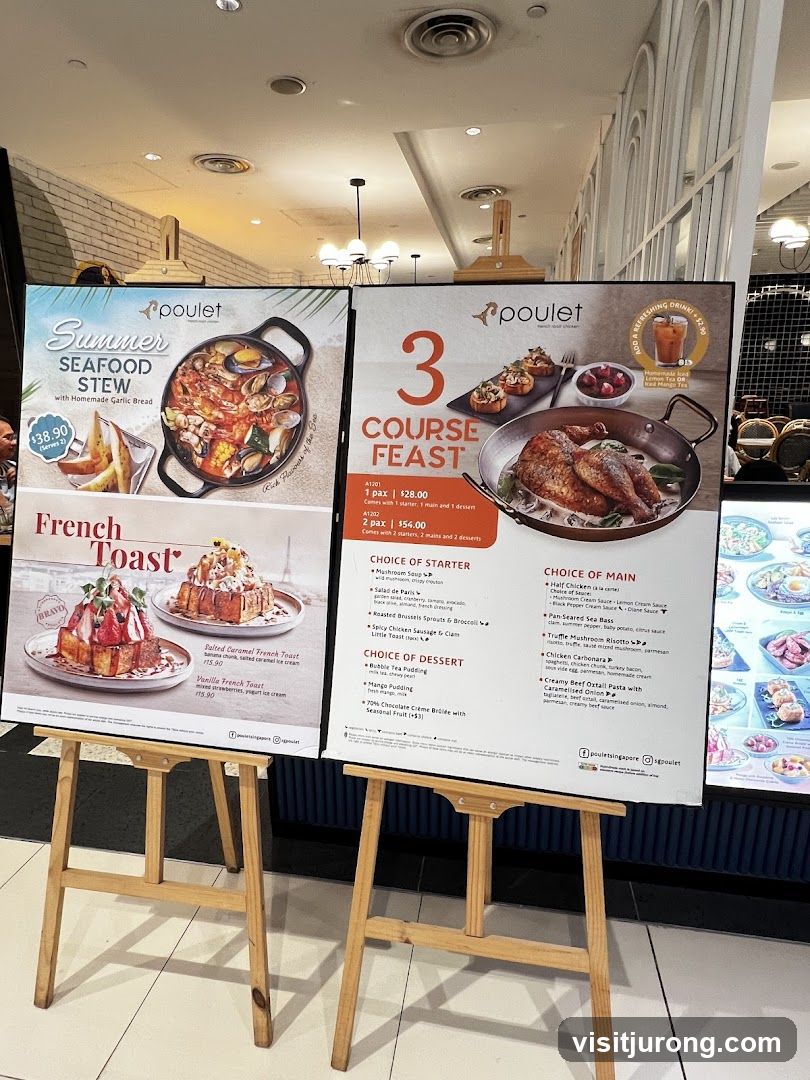 Poulet Menu Boards