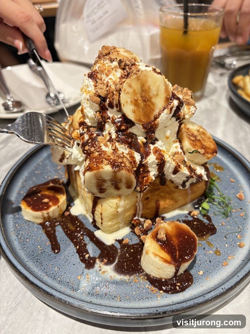 Dessert with Bananas and Whipped Cream