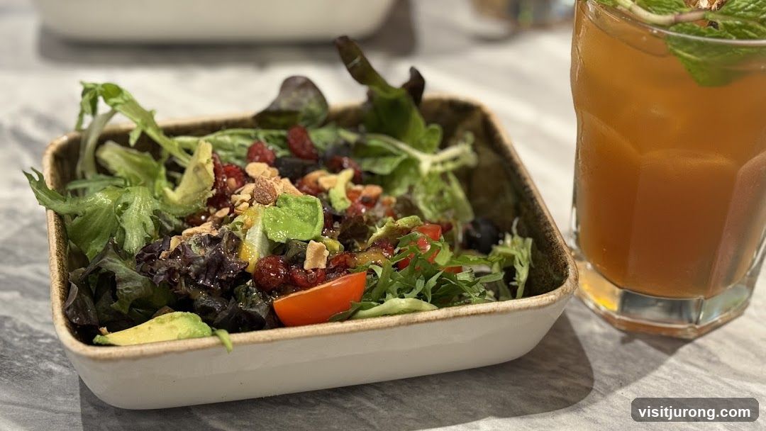 Salad and Drink