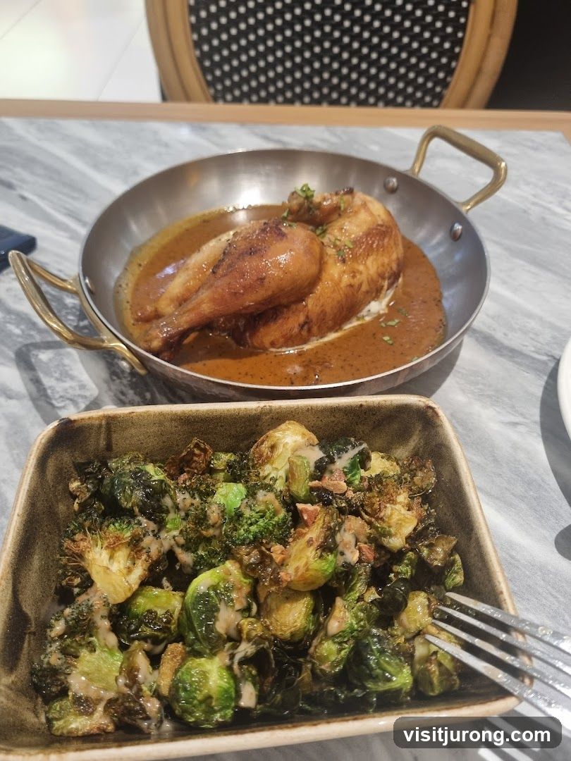 Roasted Chicken and Brussels Sprouts