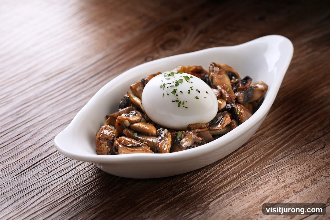Mushroom and Egg Appetizer