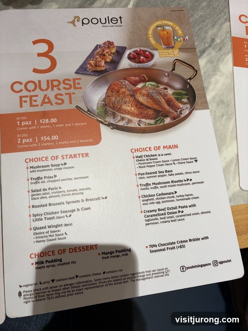 3 COURSE FEAST