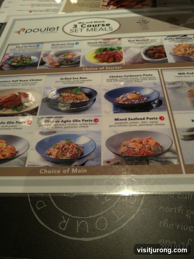 Poulet 3 Course Set Meals