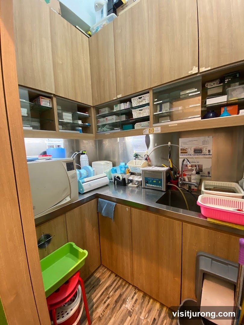 Medical Supply Storage and Workspace