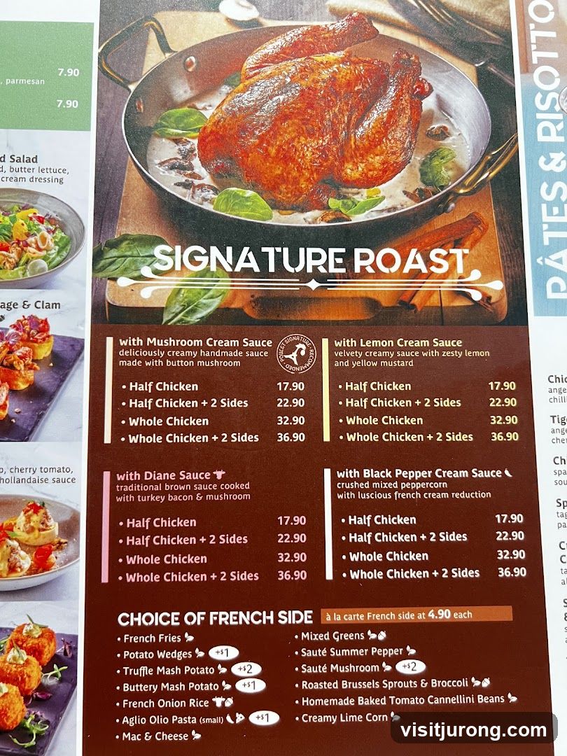 Signature Roast Menu