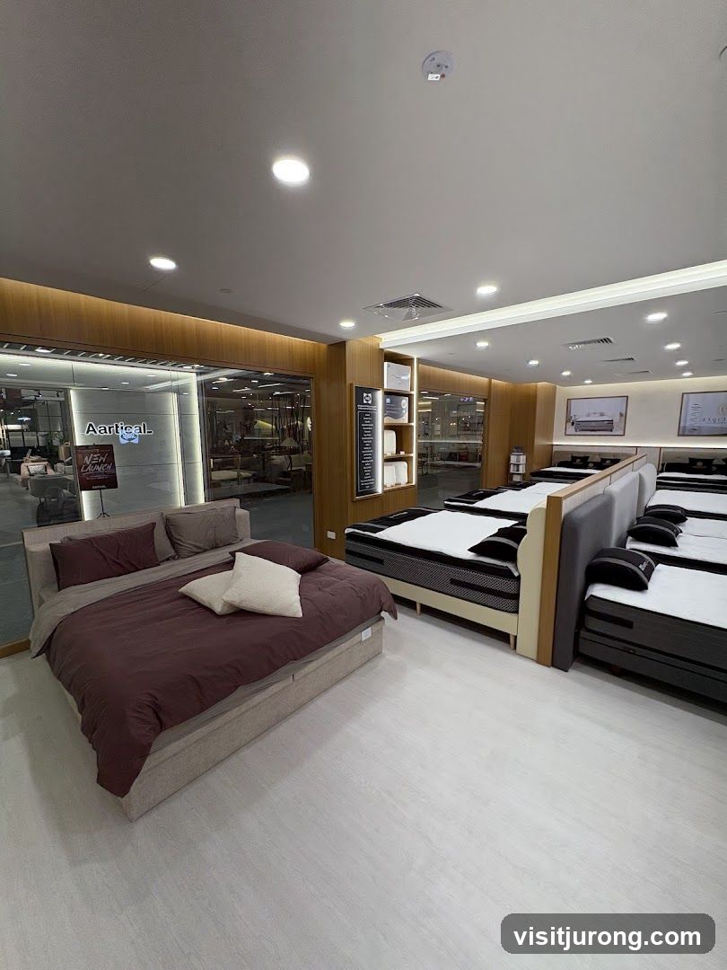Mattress Store Interior