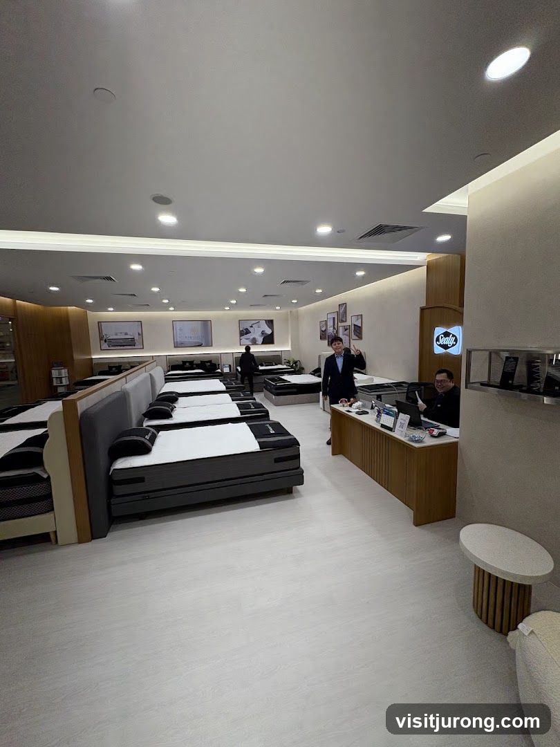 Mattress Store Interior