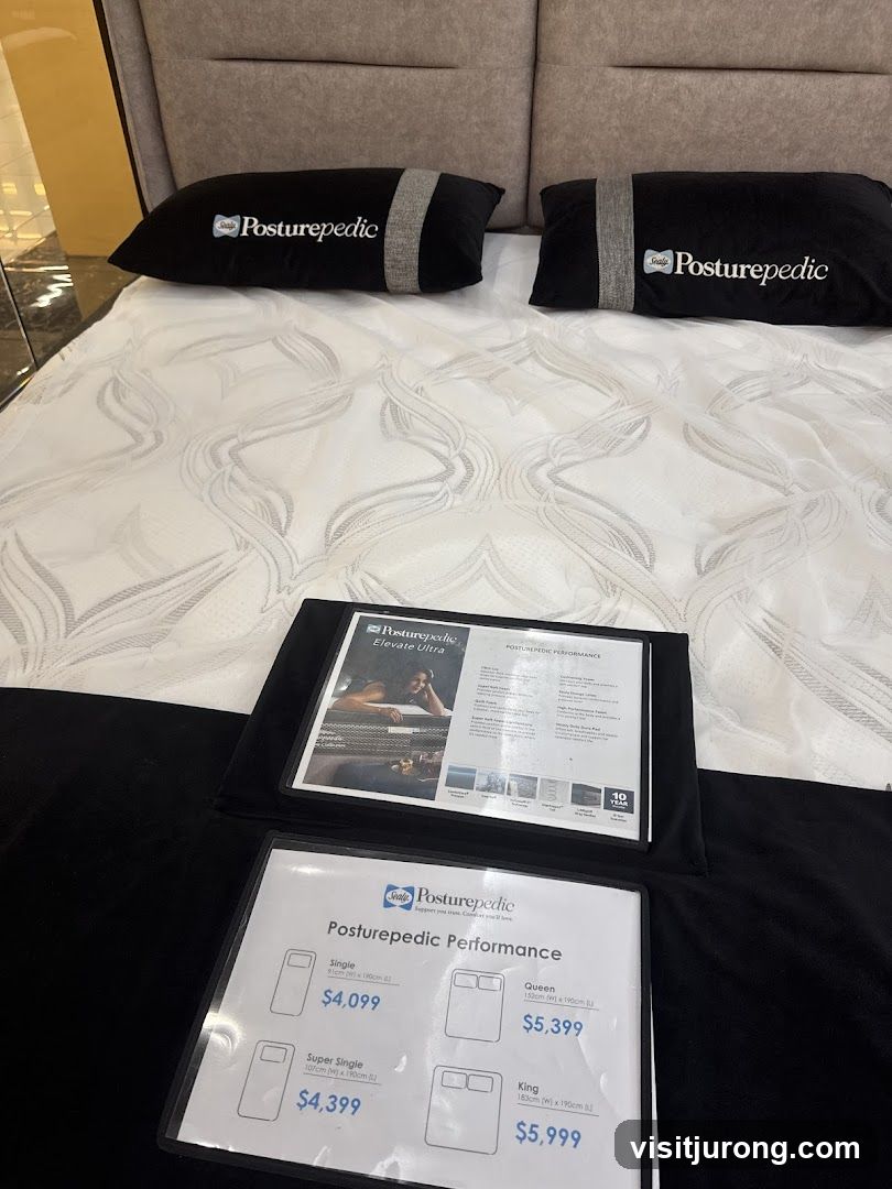Posturepedic Bed Display