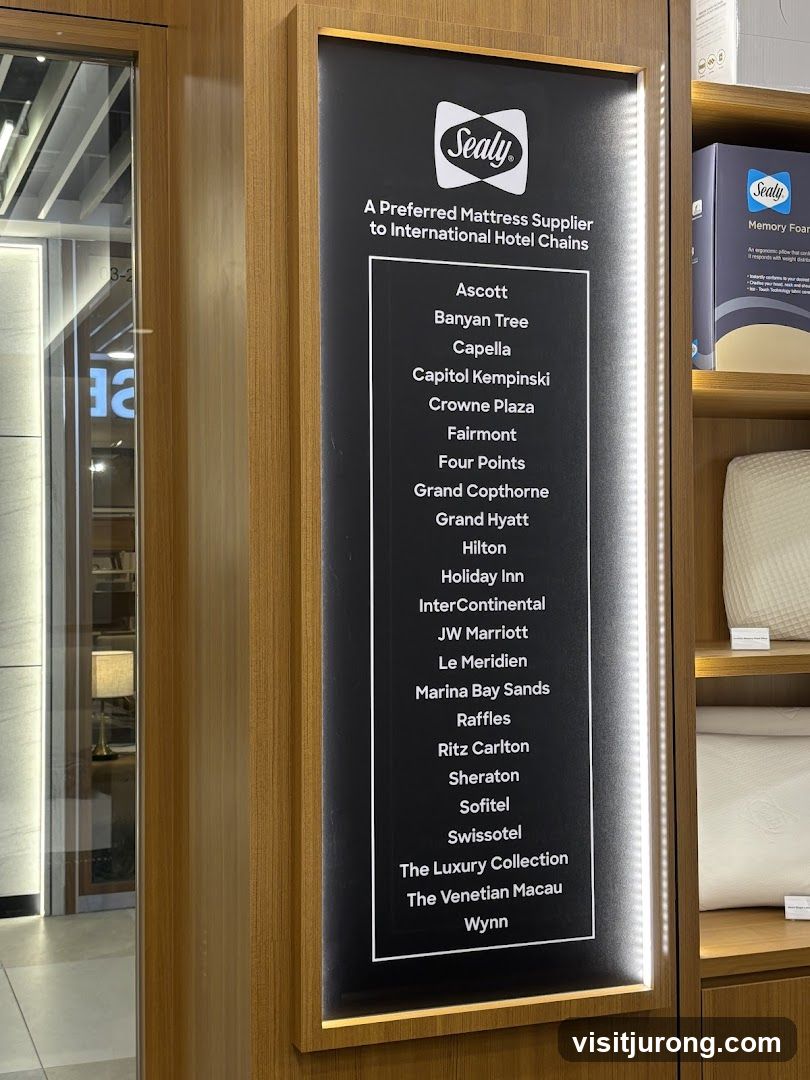 Sealy Preferred Mattress Supplier Display