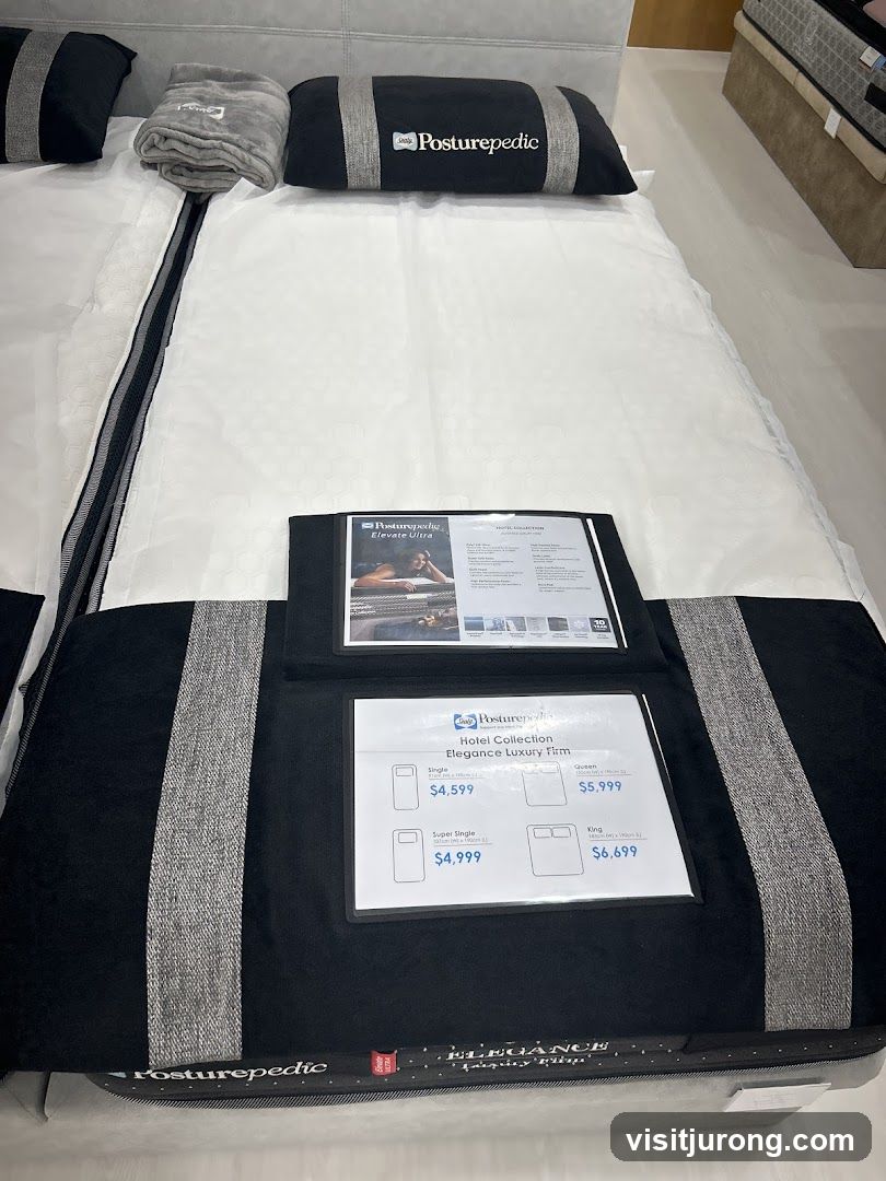Posturepedic Mattress Display