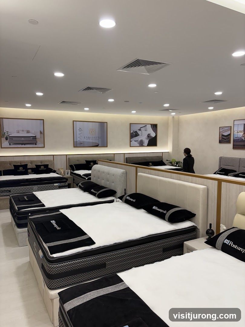 Mattress Store Interior