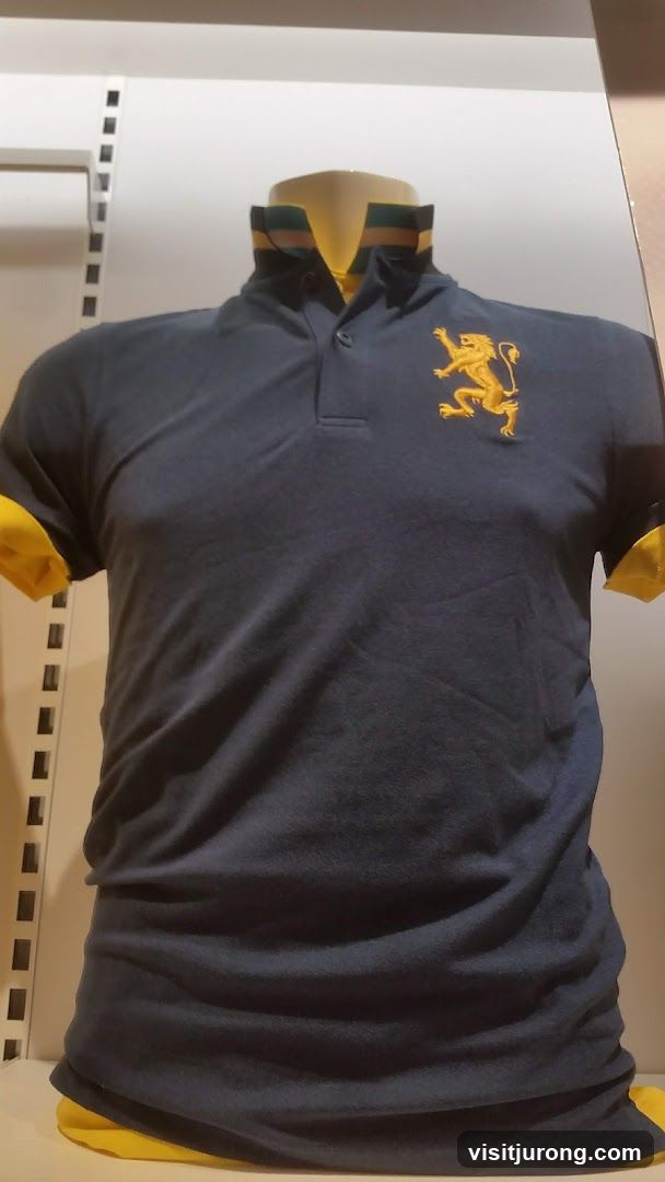 Polo Shirt with Lion Emblem