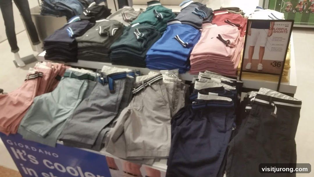 Colorful Shorts Display