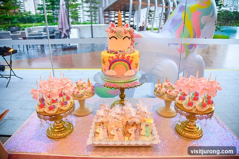 Unicorn Themed Dessert Table
