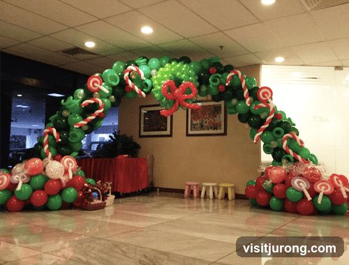 Christmas Balloon Arch
