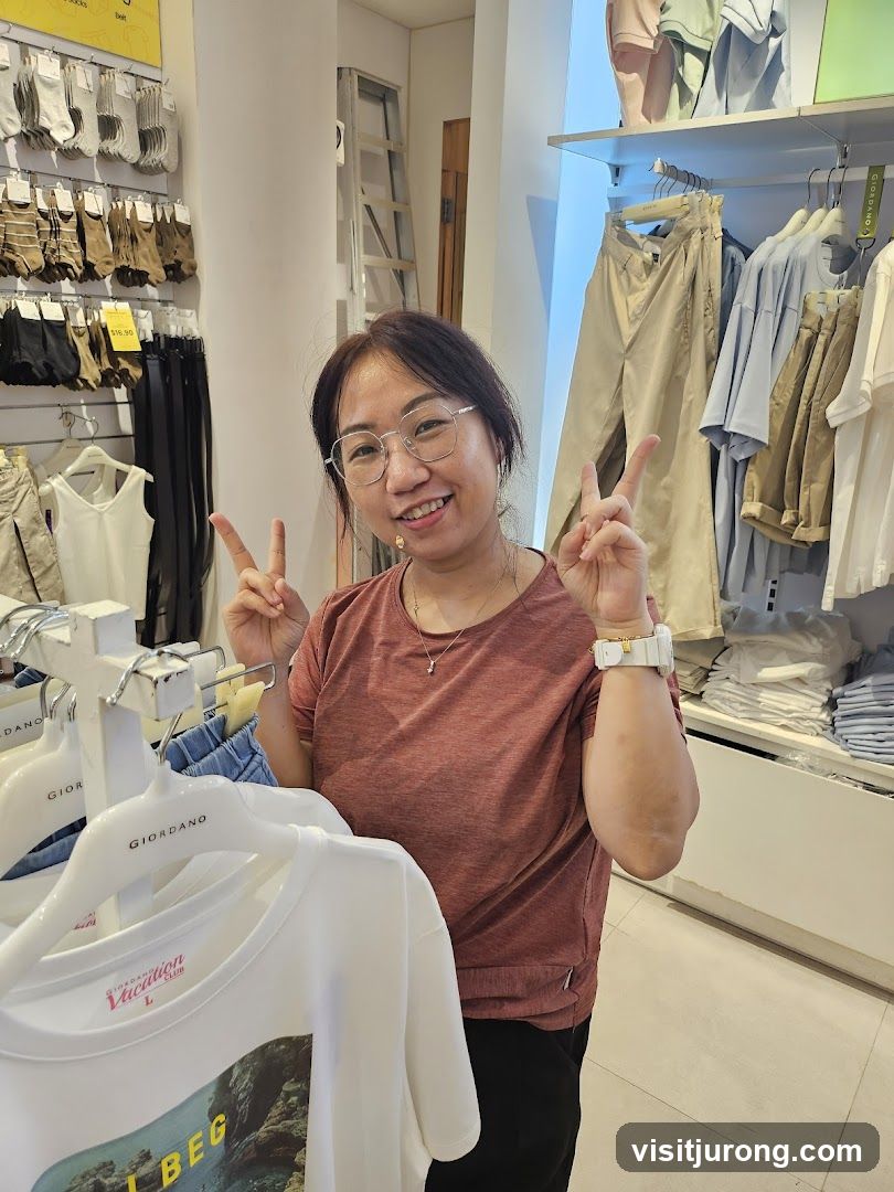 Woman in Clothing Store