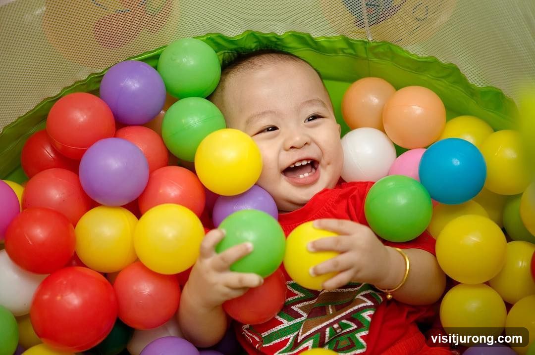Baby in a Ball Pit