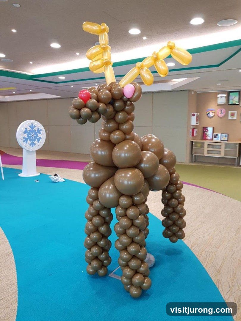 Balloon Reindeer Decoration