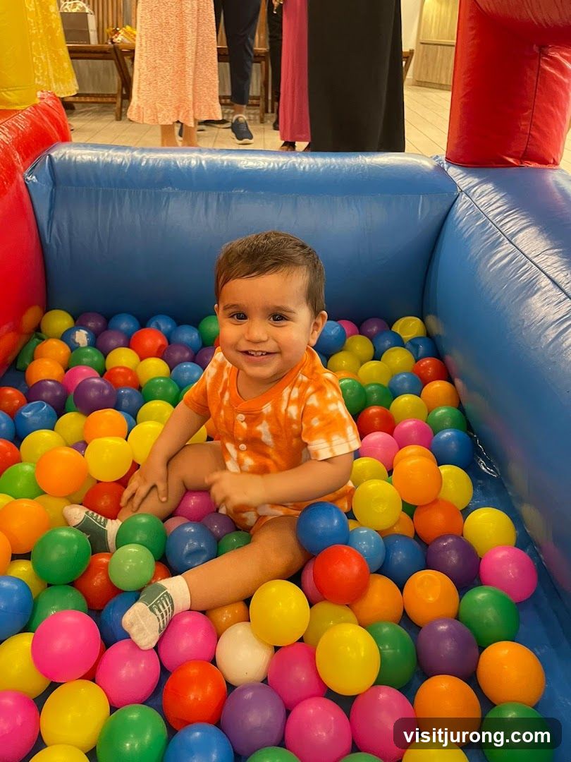 Baby in Ball Pit