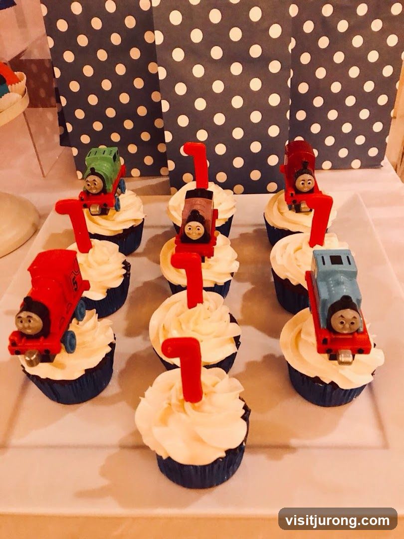 Thomas the Tank Engine Cupcakes