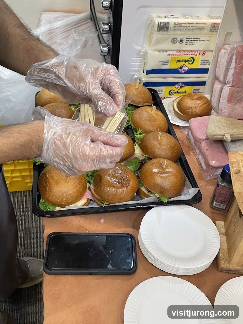 Preparing Sandwiches