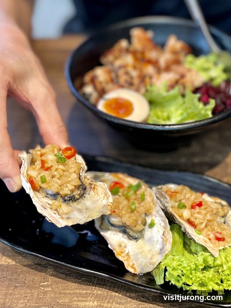 Oysters and Rice Bowl