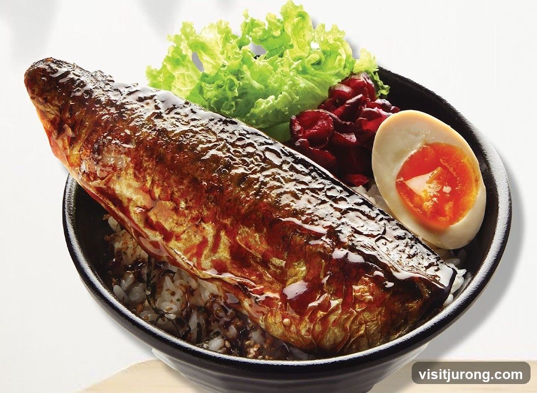 Grilled Fish Rice Bowl