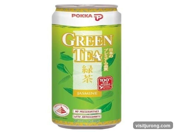Pokka Green Tea Can