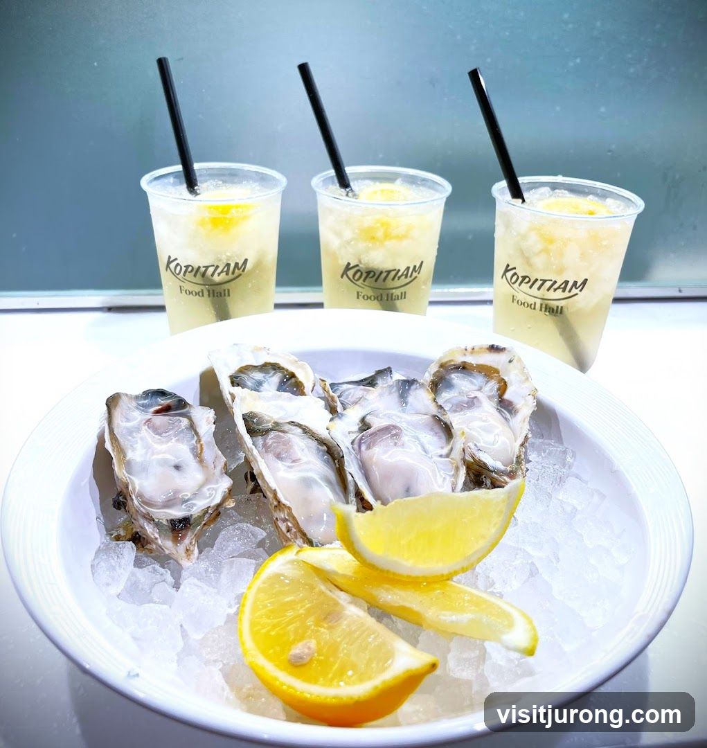 Oysters and Drinks